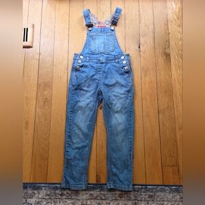 Mini Boden Girls Size 4-5Y Blue Denim Overalls